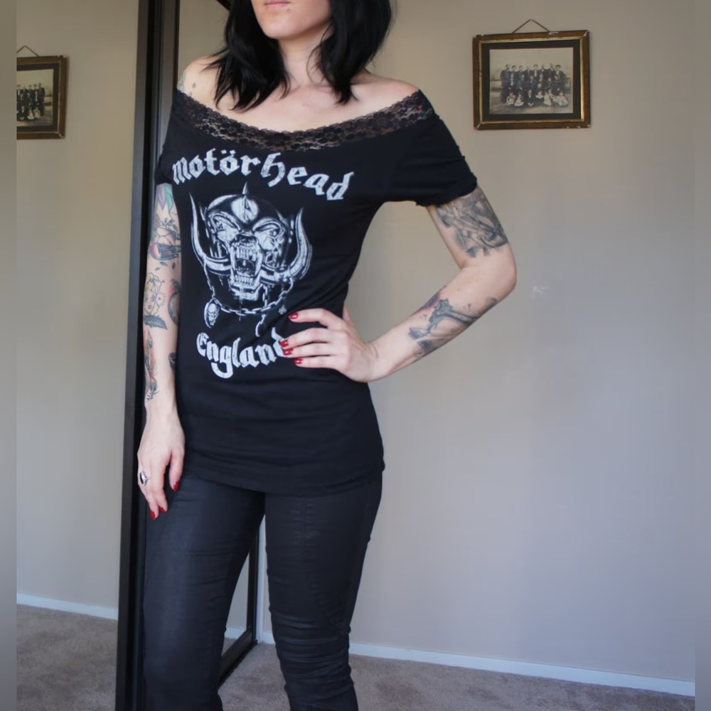 Motorhead T Shirt With Lace